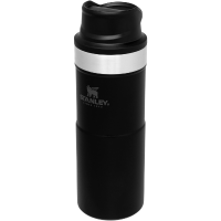 Stanley PMI Classic Trigger Action Travel Mug 0.35L Matte Black Pebble
