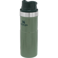 Stanley PMI Classic Trigger Action Travel Mug 0.47L Hammertone Green