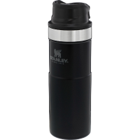 Stanley PMI Classic Trigger Action Travel Mug 0.47L thermosbeker Matte Black Pebble