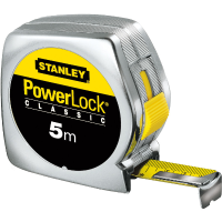 Stanley Rolbandmaat Powerlock ABS meetlint 5 meter, breedte 25mm