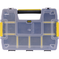 STANLEY Stanley STST1 70720, Schwarz, Transparent, 295 mm, 215 mm, 65 mm Assortimentskoffer Inhoud 1 stuk(s)