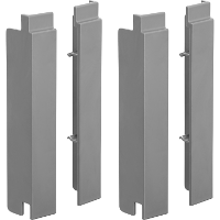 Stanley Track Wall   Eindkap, 4 stuks koppeling