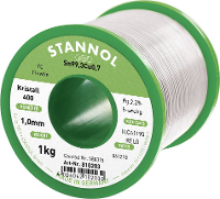 Stannol Ecology TC Soldeertin, loodvrij Spoel Sn99,3Cu0,7 REL0 1000 g 1 mm