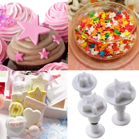 Star Shape Fondant Cake Cookies Plunger Cutter Mold Tool