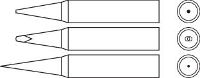 Star Tec 80154 Soldeerpunt Potloodvorm Grootte soldeerpunt 1 mm Inhoud: 1 stuk(s)