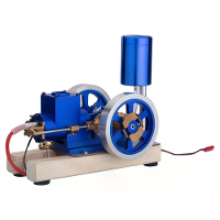 STARPOWER Mini viertakts benzinemotor interne verbrandingsmotor model met houten basis natuurkundig experiment wetenscha