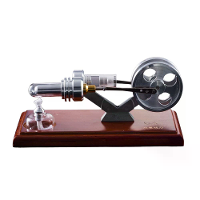 STARPOWER QX SL 01/QX SL 01 M Houten Basis/Metalen Basis Stirling Motor Model Fysica Experiment Wetenschappelijke Ontdek