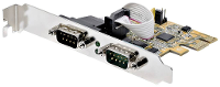StarTech.Com 2 Port PCI Express 2 poorten Seriële interfacekaart RS232 PCIe x1