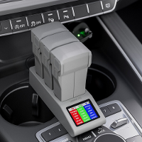 STARTRC 3 in 1 Intelligent Fast Charging Hub Acculader LED scherm Digitaal Display Huisbewaarder Voedingsstation voor DJ