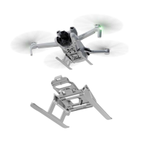 STARTRC Opvouwbaar Verhoogd Landingsgestel Skid Poten Beschermer Ondersteuning voor DJI Mini 3 RC Drone Quadcopter