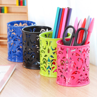 Stationery Mesh Decorative Cutout Pattern Pen Storage Bucket K1472