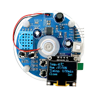 STC Atomiserende Luchtbevochtiger Kit DC5V OLED Scherm Real Time Bewaking Doe Het Zelf Circuitplaat Eenvoudige Montage