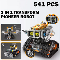 Steam 3IN1 Technisch Transformeer Draak / Slakken / Gitarist / Esports Meisje Robot Assemblage Bouwblok Kit Met Afstands