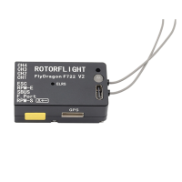 Steam FlyDragon F722 V2 gyroscoop Rotorflight Upgraded versie Ingebouwde ontvanger Rescue Mode voor RC helikopter