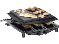 Steba Germany RC4 plus deluxe Gourmetstel 8 pannen Zwart