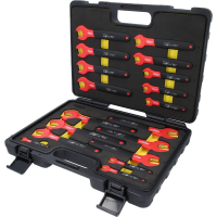 Steeksleutelset met isolatie, 18 delig KS Tools 118.1500