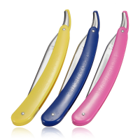 Steel Folding Shaving Hair Brow Shaver Barber Razor Shell