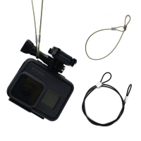 Steel Wire Rope for Gopro XiaoYi Soocoo SJcam Action Cameras 30cm 60cm Anti Lost Safety Rope