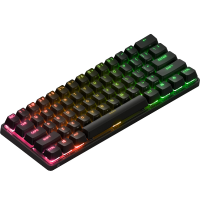 SteelSeries Apex Pro Mini Wireless 60%, RGB leds, Double Shot PBT Keycaps