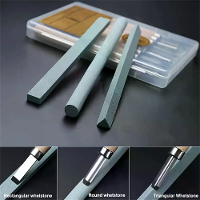Steen Set 3 delige Professionele 3 delige Siliconen Carbide Slijpsteen Set voor Beitels,Gouden en Metalen Messen