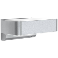 Steinel Sensor LED Außenleuchte L 810 SC silber 087562 LED buitenlamp met bewegingsmelder (wand) LED vast ingebouwd 9.8 W LED Zilver