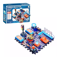 Stem Elektronische Bouwstenen Fysica Circuit 128 Bouwmodi Assemblage Wetenschap Experimenteermiddelen Circuit Onderwijs