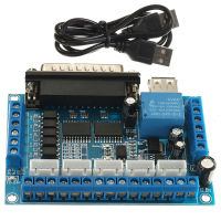 Stepper Motor Driver Interface Board Optocoupler Isolation For MACH3 5 Axis CNC Laser Module