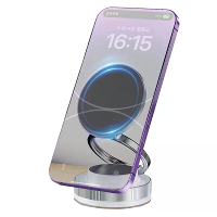 Sterke Magnetische Telefoonhouder Opvouwbaar Ontwerp 360° Verstelbare Vakuum Auto Mount voor Auto Bureau Badkamer Magnet