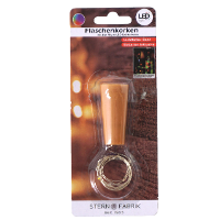 Flesverlichting kurk met lichtsnoer   gekleurd  LED   80 cm  bottle lights   wijnfles