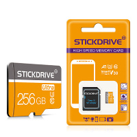 Stickdrive 256GB TF Memory Card Class 10 High Speed Micro SD Card Flash Card Smart Card for Phone Camera Driving Recorde