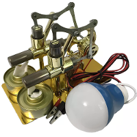 Stirlingmotor Modelkit Stoomkracht Natuurkunde Populaire Wetenschap Kleine Productie Uitvinding Experiment Educatief Ond