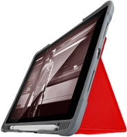 STM Goods Dux Plus Duo Outdoor cover Rood, Transparant Tabletcover
