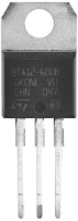STMicroelectronics BTA16 800CWRG TRIAC TO 220AB 16 A 800 V Tube