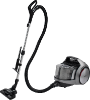 Stofzuiger Zonder Zak Grundig Vcc 9771 A Energielabel (a   G) A Zilver (metallic), Zwart