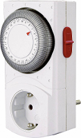 Stopcontact schakelklok Analoog Dagprogramma 3680 W IP20 2 polig GAO EMT2400