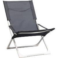 Strandstoel Rimini   antraciet