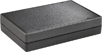 Strapubox 2007SW Euro behuizing 186 x 123 x 41 ABS Zwart 1 stuk(s)