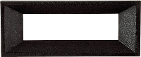 Strapubox AR 3 Frontframe Zwart Geschikt voor: LCD display 3 digit Kunststof