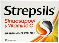 Strepsils Sinaasappel & Vitamine C Zuigtabletten