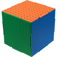 Strictly BRIKS The Cube dubbelzijdig meerkleurig Constructiespeelgoed