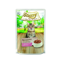 Stuzzy Chunks met ham nat kattenvoer (85 g) 2 verpakkingen (48 x 85 g)