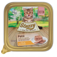 Stuzzy Kitten Paté met kip nat kattenvoer (100 g) 1 tray (32 x 100 g)