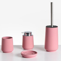 SUCHES   Badkameraccessoireset   Roze   Polyresin