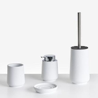 SUCHES   Badkameraccessoireset   Wit   Polyresin