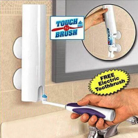 Sucked Type Automatic Toothpaste Dispenser Family Toothbrush Holder