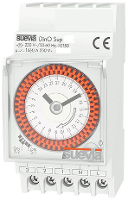 Suevia SU290132 Schakelklok voor DIN rails DinO Sup D 230 V/AC Dagprogramma