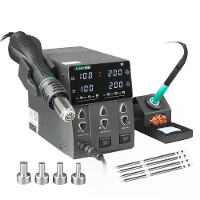 SUGON 212 2 in 1 Soldeerstation 760W Heet Luchtpistool Hoge Vermogen T12 Soldeerbout LCD Display Lasreparatie Gereedscha