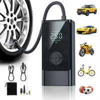 SUITU 11.1V Draadloze draagbare luchtpomp 150 PSI LED display Hoge kracht voor auto motorfiets Snelle inflatie van balle