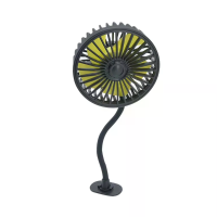 SUITU Autoruim Autobandventilator 3 snelheden 360° verstelbaar USB aangedreven achterbank universele voertuigkoeling ven