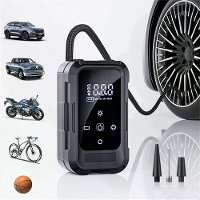 Suitu ST 9905A Draadloze Luchthomp 140psi Draagbare Bandenpomp USB Type C Snelladen LED display voor Auto Fiets Bal